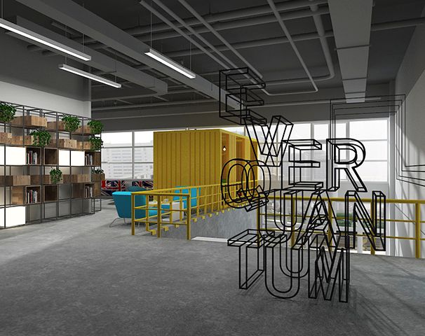 办公室空闲区域设计实景图