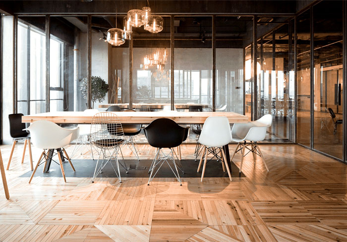 互联网公司开放式办公室设计