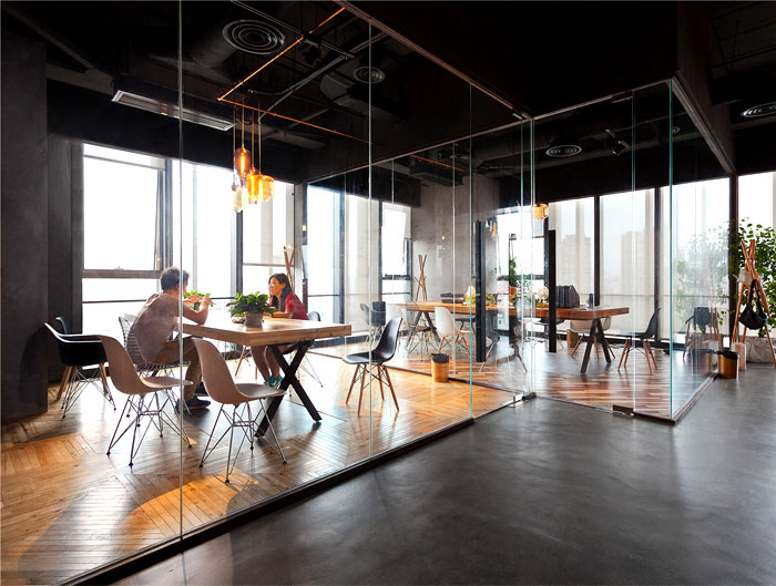 互联网公司开放式办公室设计