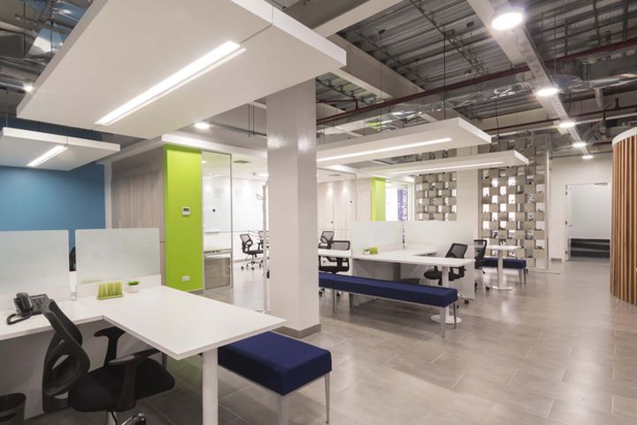 电信公司办公室设计实景图