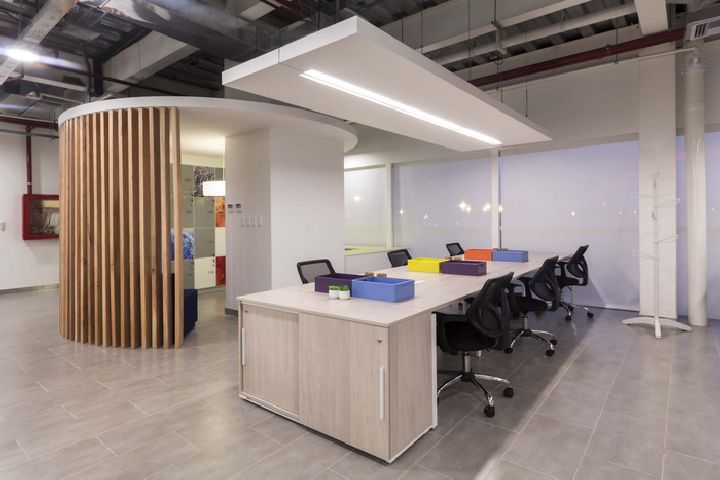 电信公司办公室设计实景图