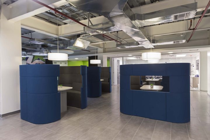 电信公司办公室设计实景图