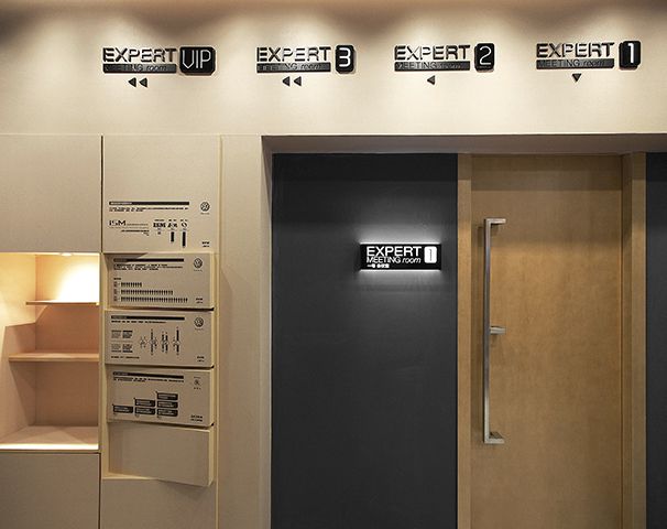 办公室嵌入式设计实景图