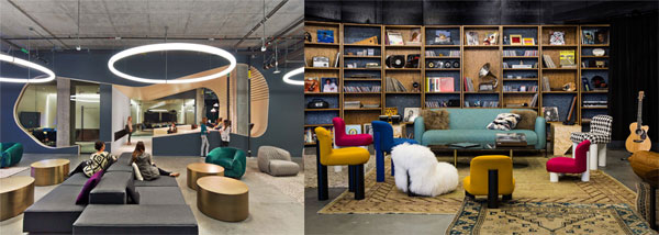 风格迥异的多元素办公室设计