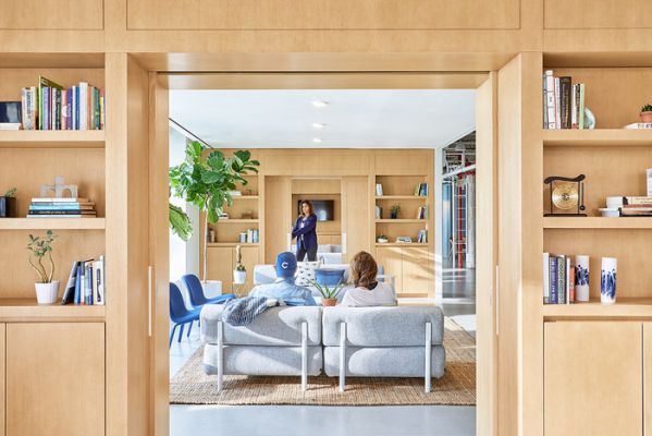 上海办公室设计的书架应该如何摆放？