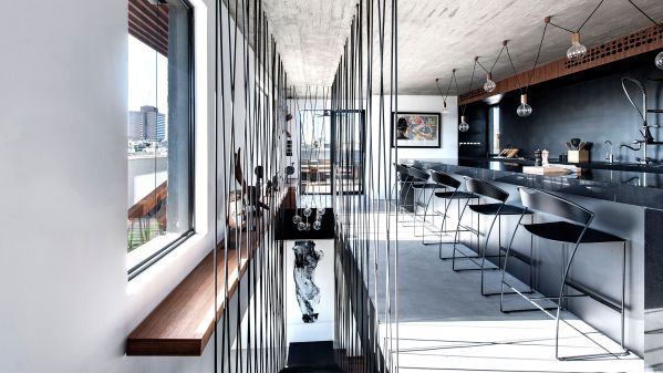 公寓式办公室设计的现代概念