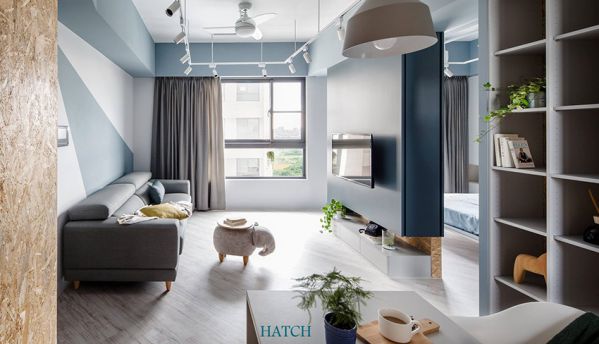 办公室装修设计打造的一处清新小宅