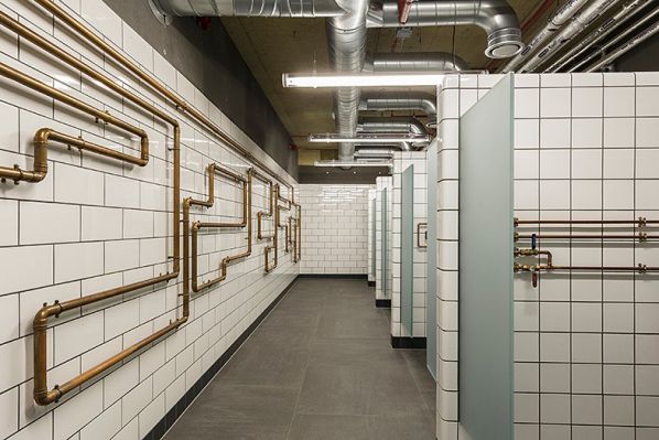 健身房办公室设计打造的复古工业风