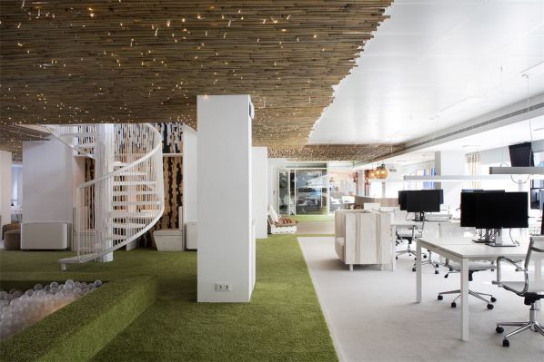 上海办公室装修离不开花卉